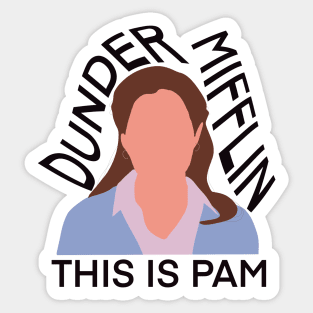 pam beesly Sticker